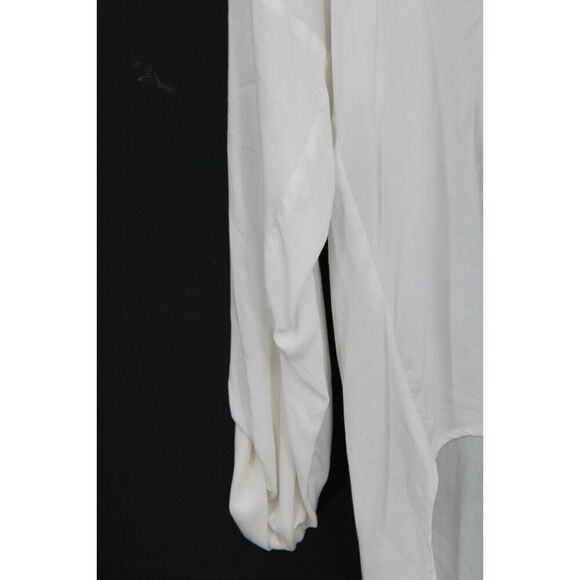 Maeve Anthropologie Tie Front Sandbridge Button Down Shirt Womens XS White NWT - Picture 4 of 13